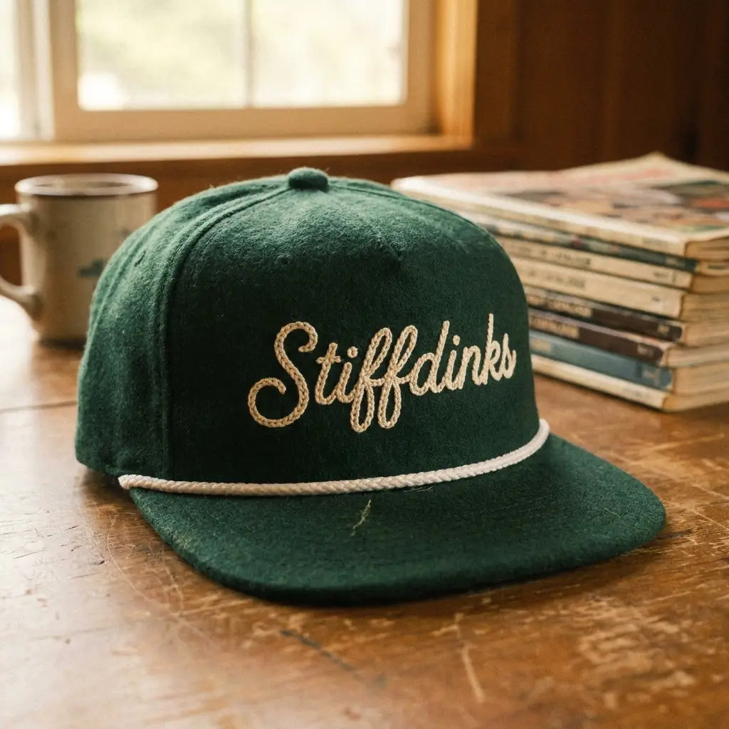 The Founders' Cap — Stiffdinks Pickleball Country Club (Forest Green)