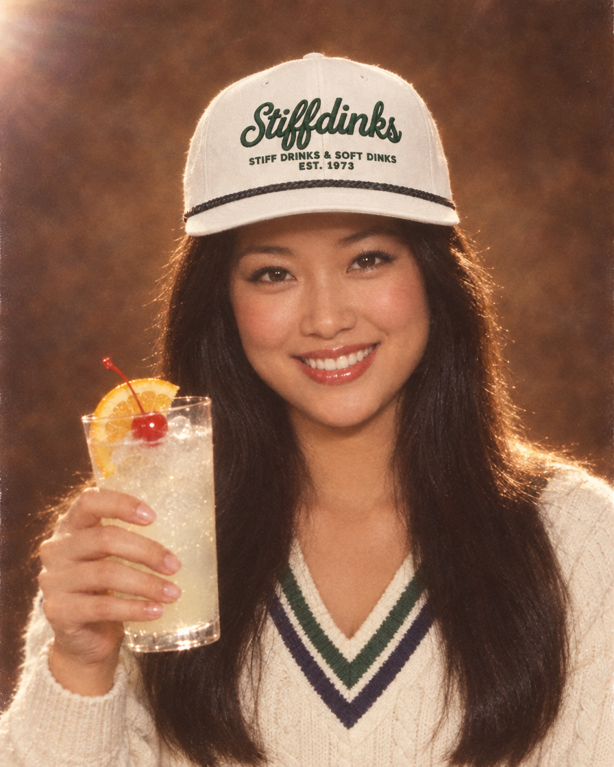 The 1973 Cap — White, member portrait 1973